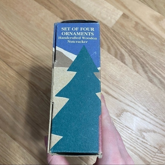 Nutcracker Village Set of 4 Miniature Nutcrackers Santa Christmas Holiday Decor - Picture 3 of 9